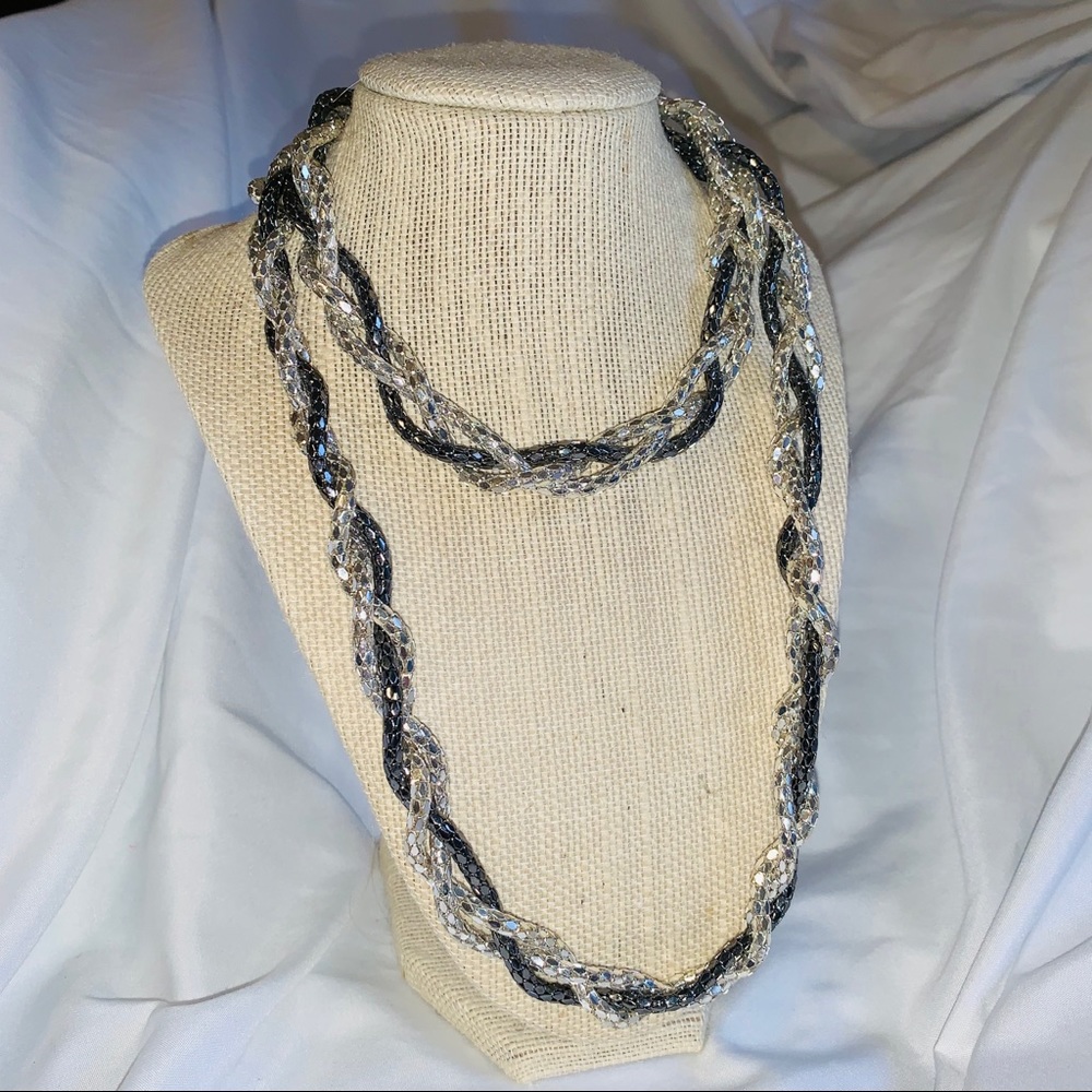 ⭐️Silver Braided Necklace